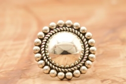 Artie Yellowhorse  Sterling Silver Native American Indian Ring
